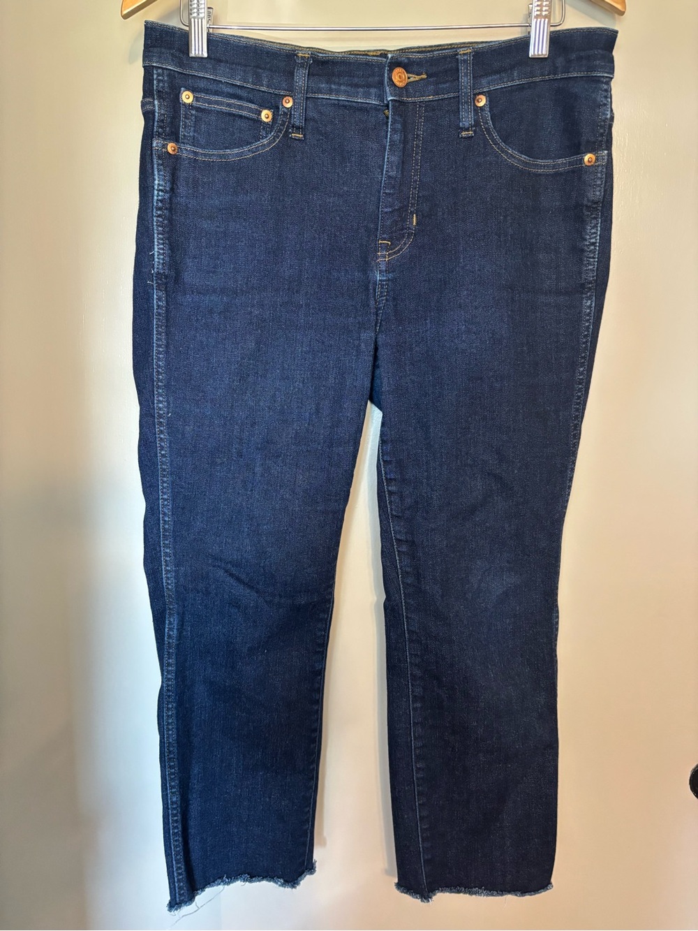 J. Crew Dark Indigo 30P Vintage Slim Straight jeans in Like New Condition